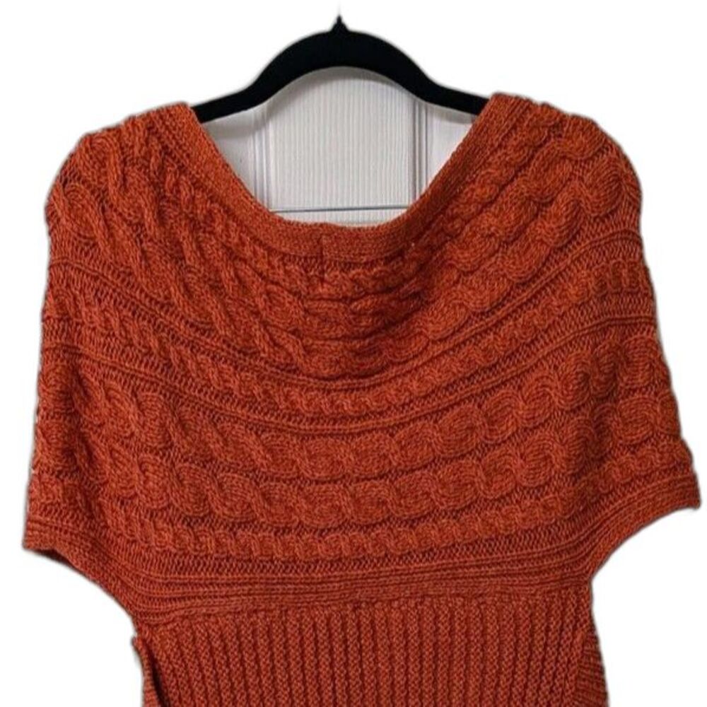 Aran Sweater Wrap 100% Irish Merino Wool | SZ Med - Picture 8 of 10